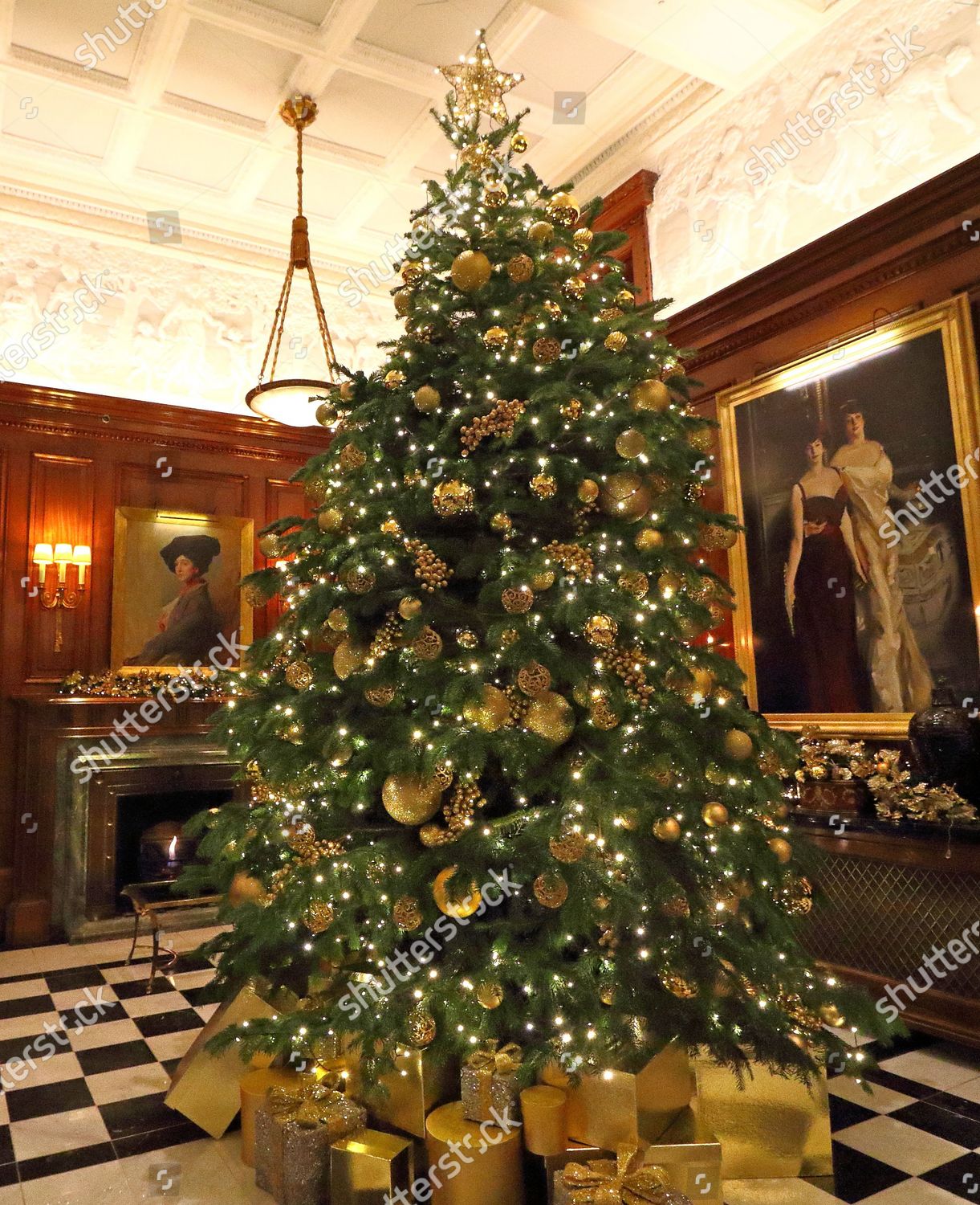 Savoy Christmas 2022 Christmas Tree Foyer Savoy Hotel Editorial Stock Photo - Stock Image |  Shutterstock