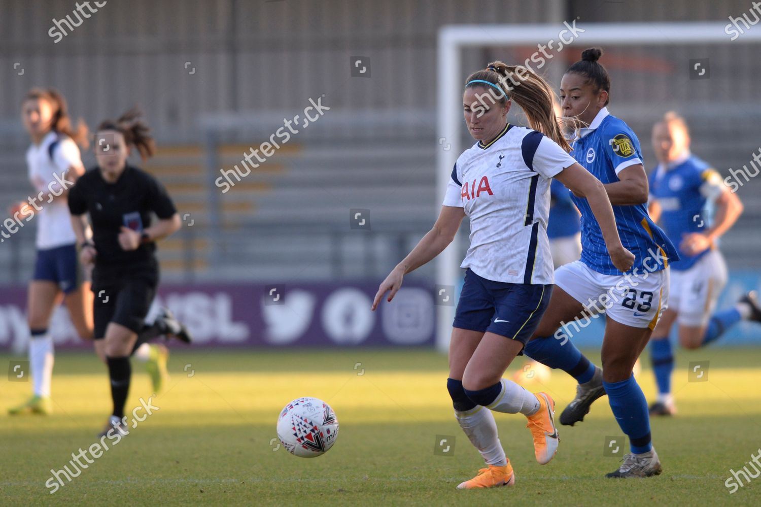 Shelina Zadorsky Tottenham Women Rianna Jarrett Brighton Editorial Stock Photo Stock Image Shutterstock