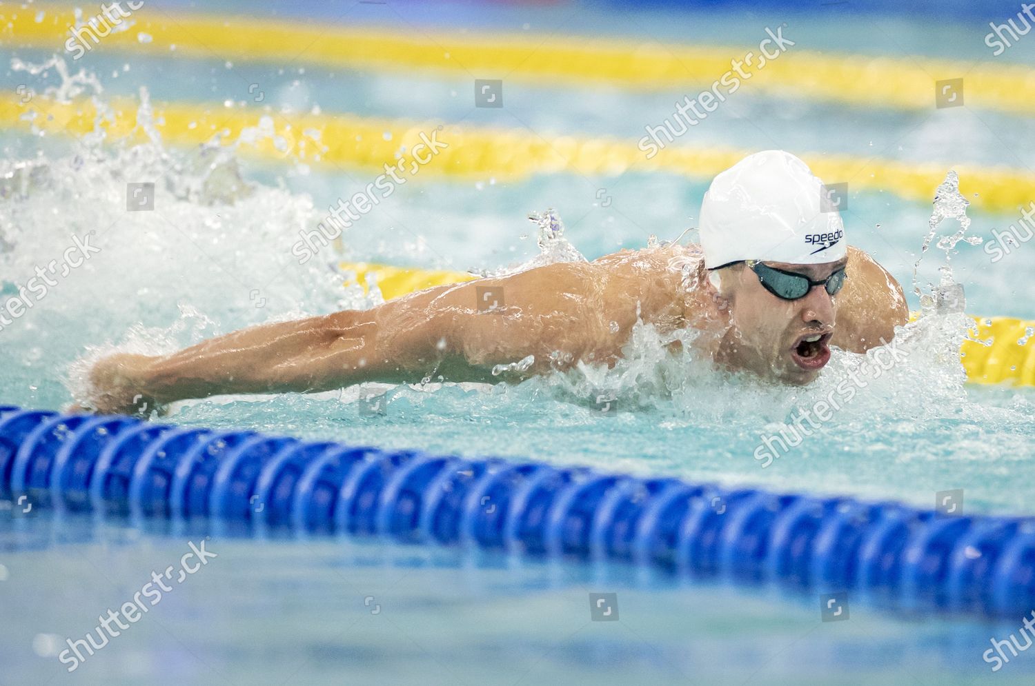 Joeri Verlinden During 100 Meter Butterfly Editorial Stock Photo