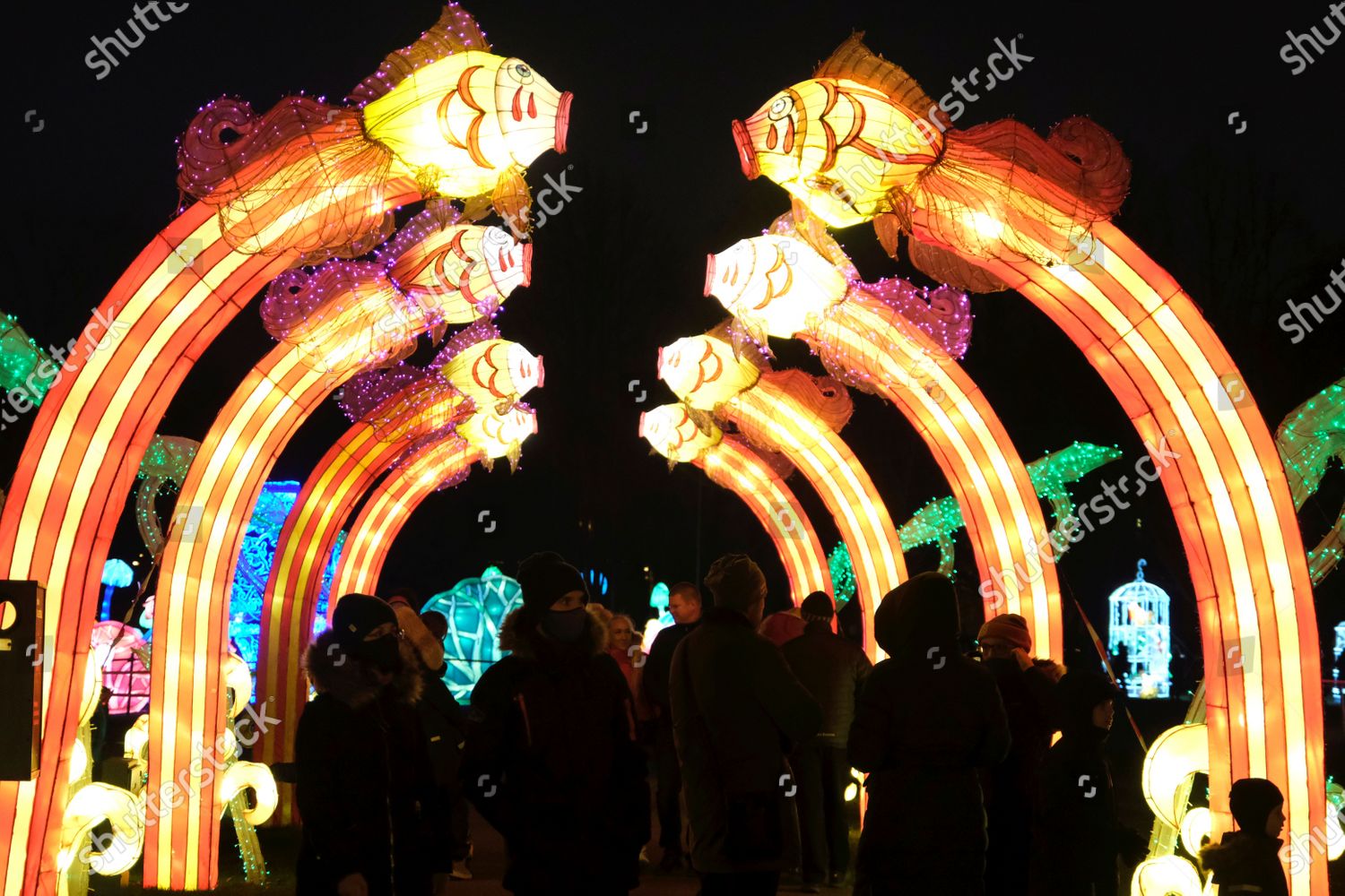 View Installations During Festival Lights Dreamland Editorial Stock Photo -  Stock Image | Shutterstock