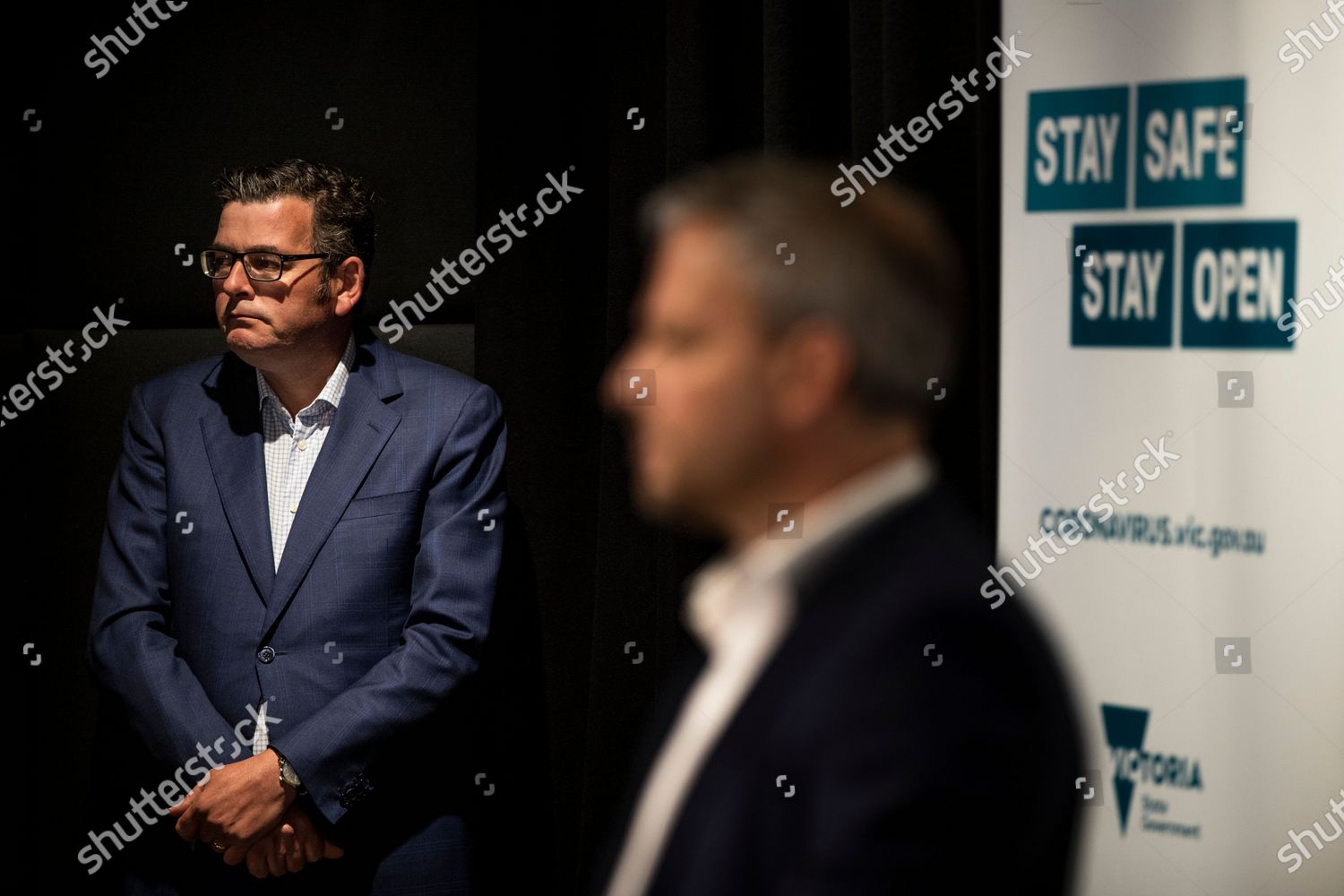 Premier Daniel Andrews Looks On While Chief Editorial Stock Photo Stock Image Shutterstock