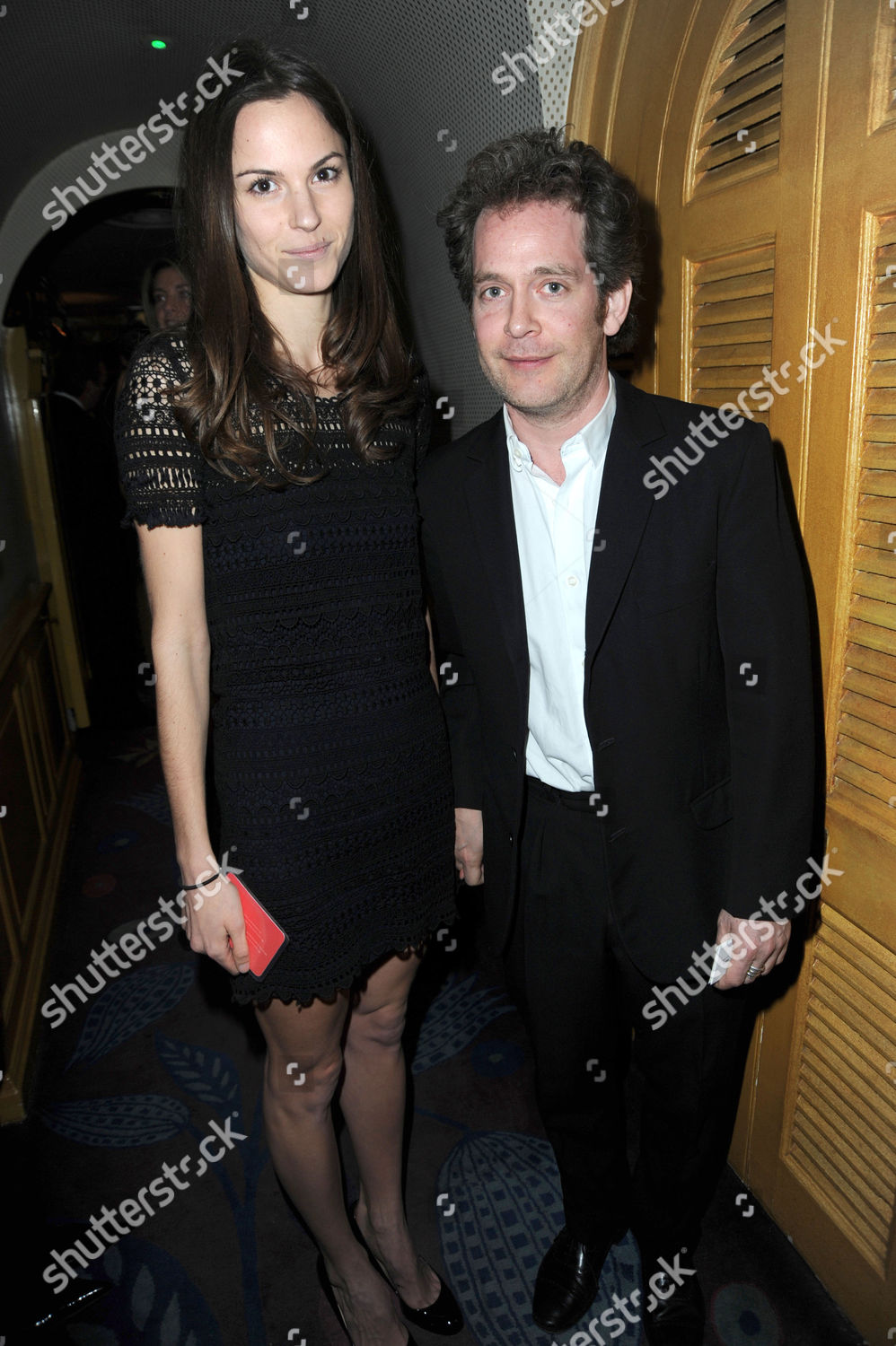 Tom Hollander Girlfriend Fran Hickman Editorial Stock Photo Stock