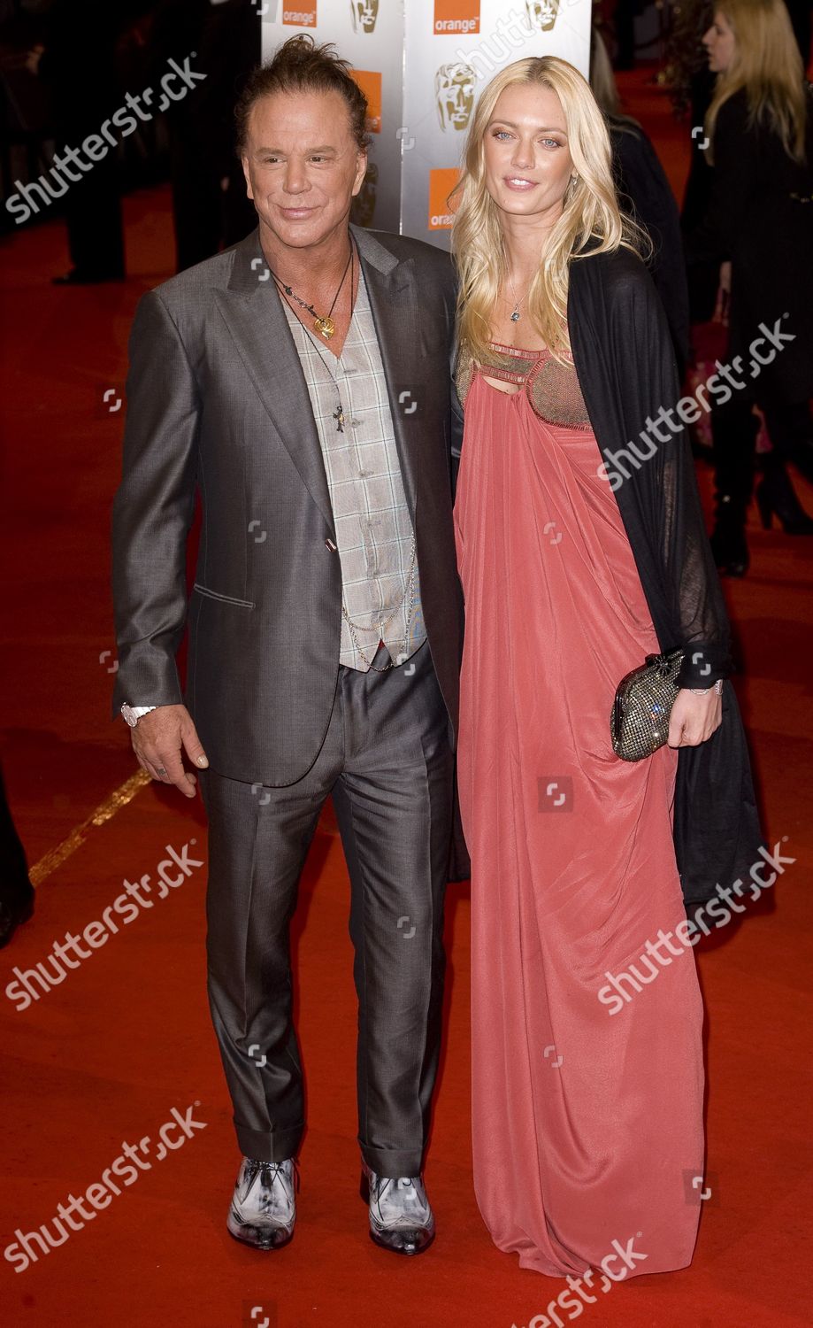 Mickey Rourke Girlfriend Elena Kuletskaya Editorial Stock Photo Stock