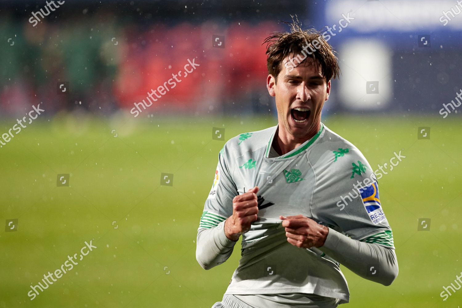 Juan Miranda Defender Real Betis Celebrates Goal Editorial Stock Photo Stock Image Shutterstock