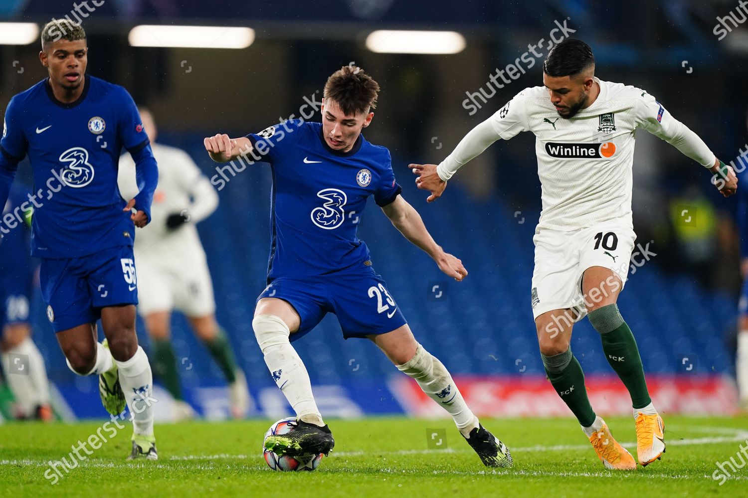 Billy Gilmour Chelsea Challenged By Sousa Campos Editorial Stock Photo Stock Image Shutterstock