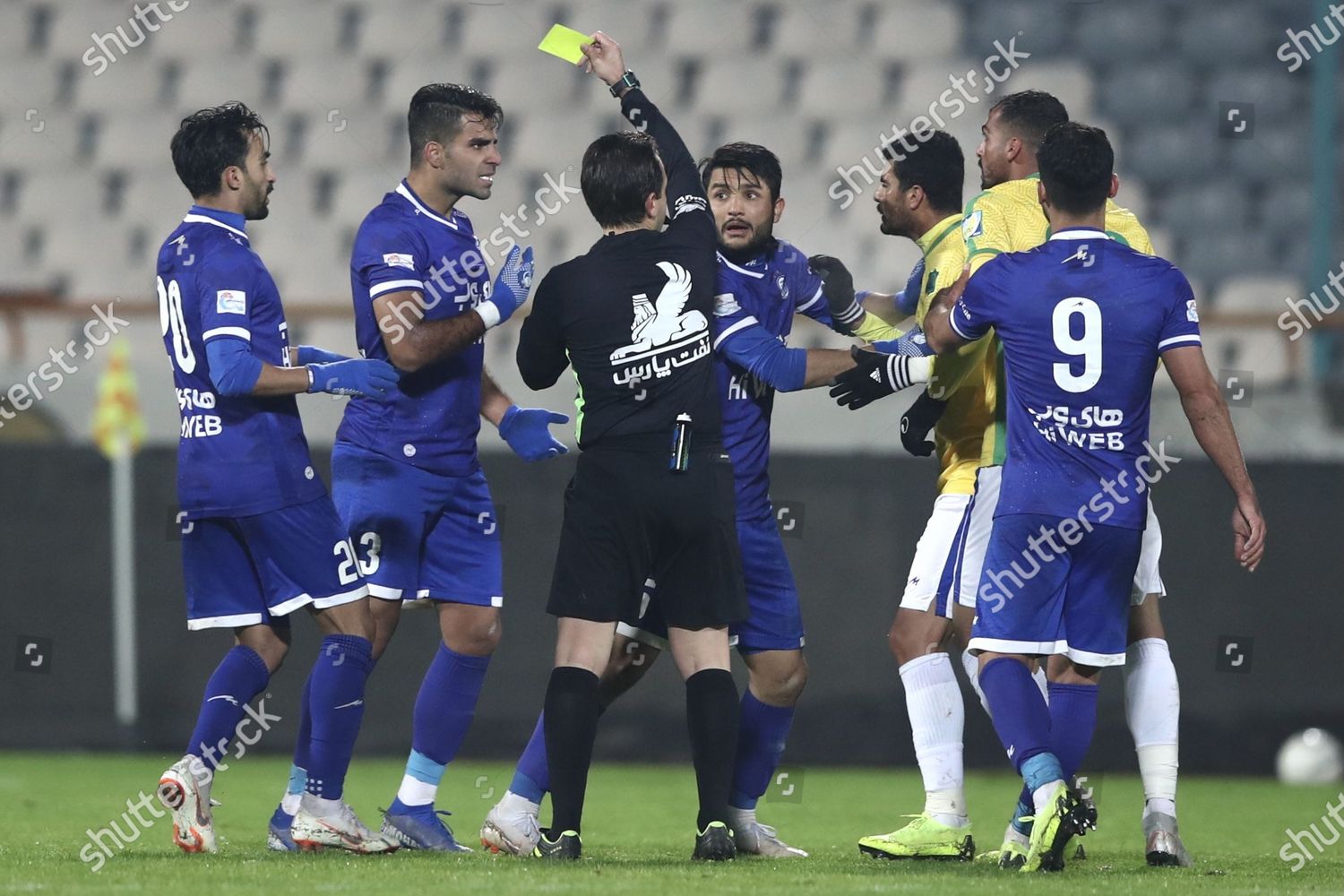 Sanat Naft Abadan Fc Team Photo Editorial Stock Photo - Stock Image