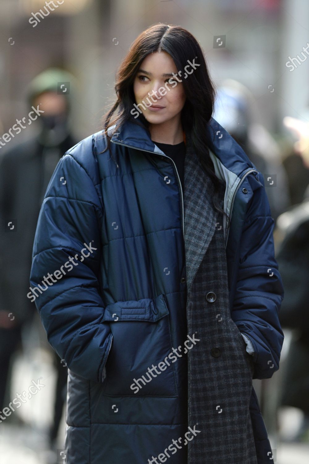 Hailee Steinfeld On Location Filming Hawkeye Editorial Stock Photo