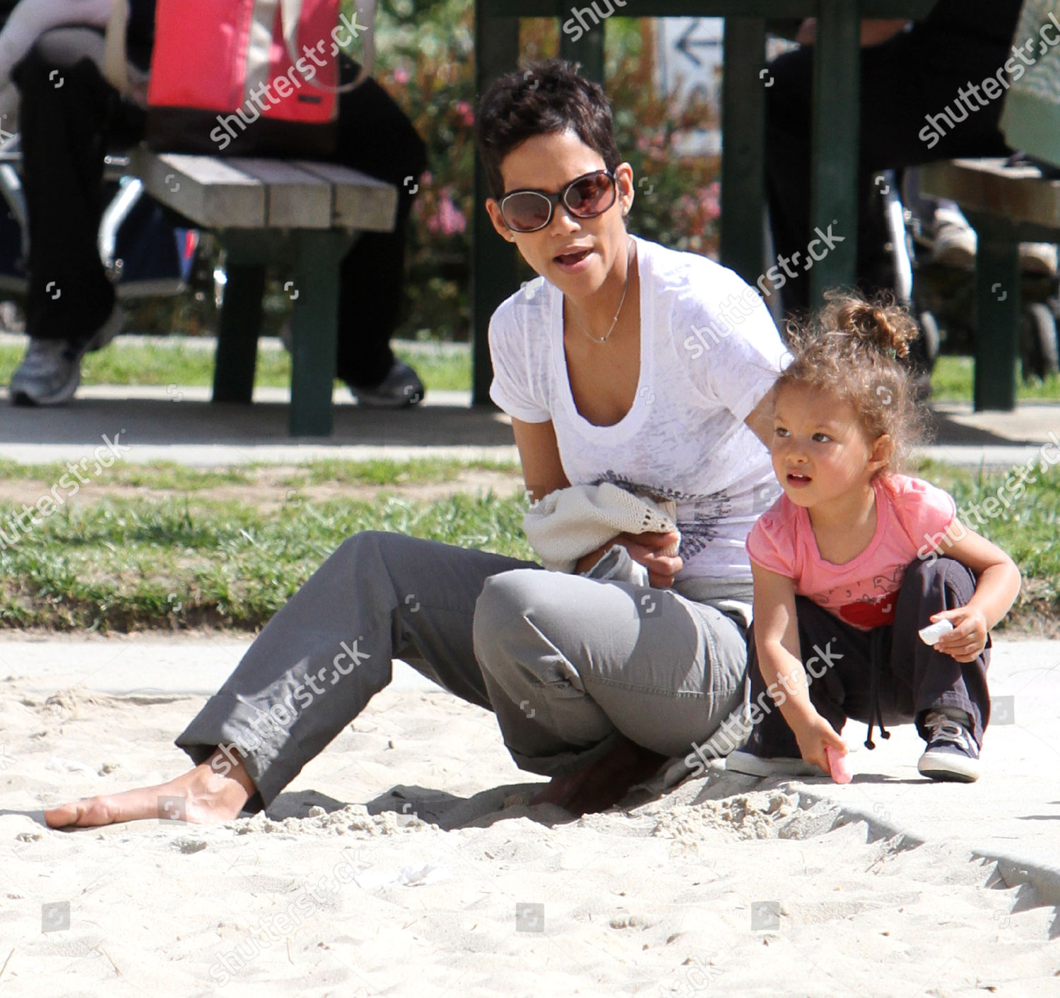 Halle Berry Daughter Nahla Ariela Aubry Editorial Stock Photo - Stock 