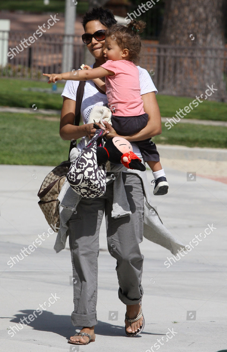 Halle Berry Daughter Nahla Ariela Aubry Editorial Stock Photo - Stock ...