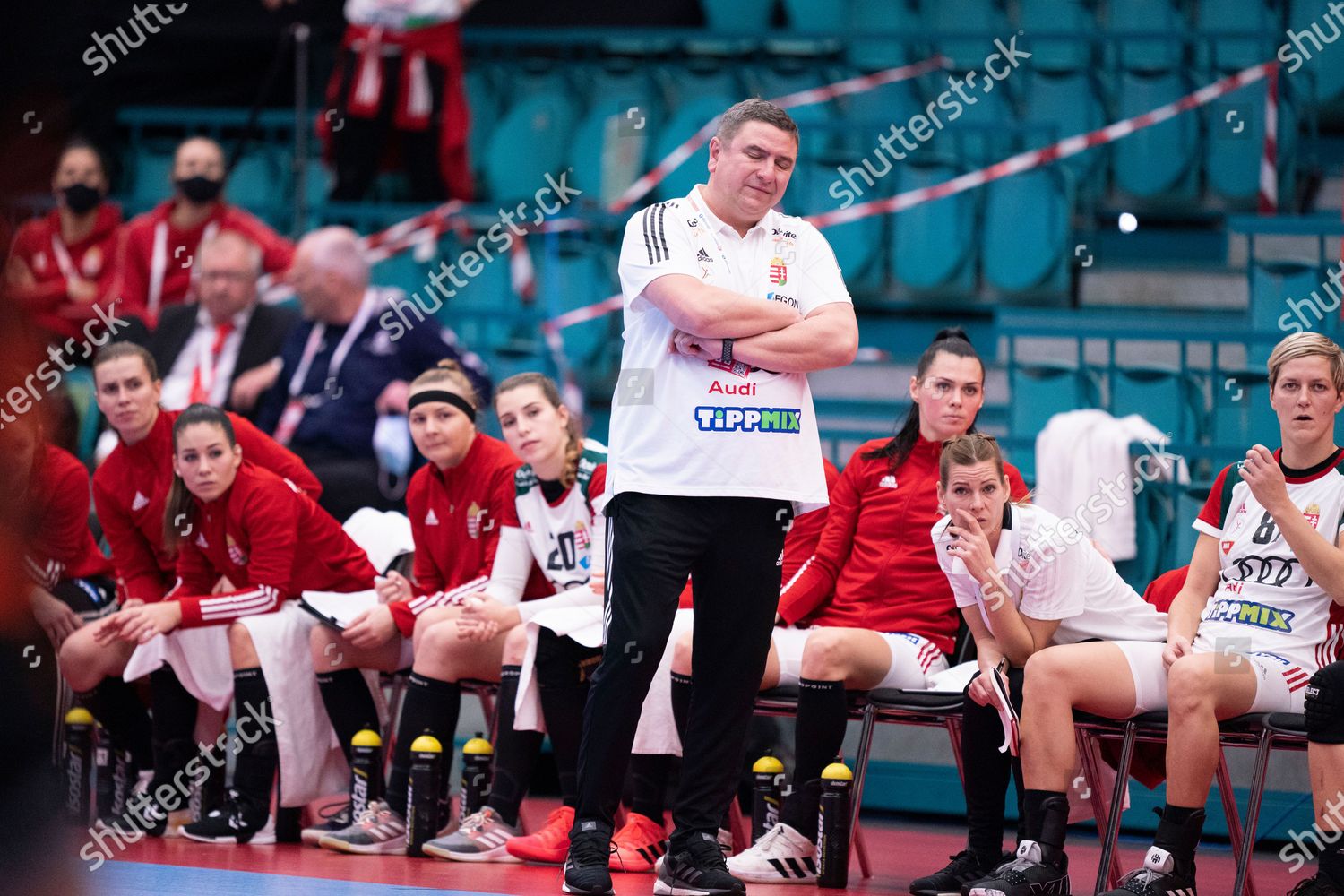 Ikke vigtigt liter fjer Coach Gabor Elek Hungary reacts during EHF Editorial Stock Photo - Stock  Image | Shutterstock