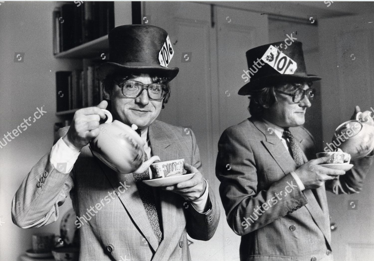 Wearing Mad Hatters Hat Author Gilbert Editorial Stock Photo - Stock Image  | Shutterstock