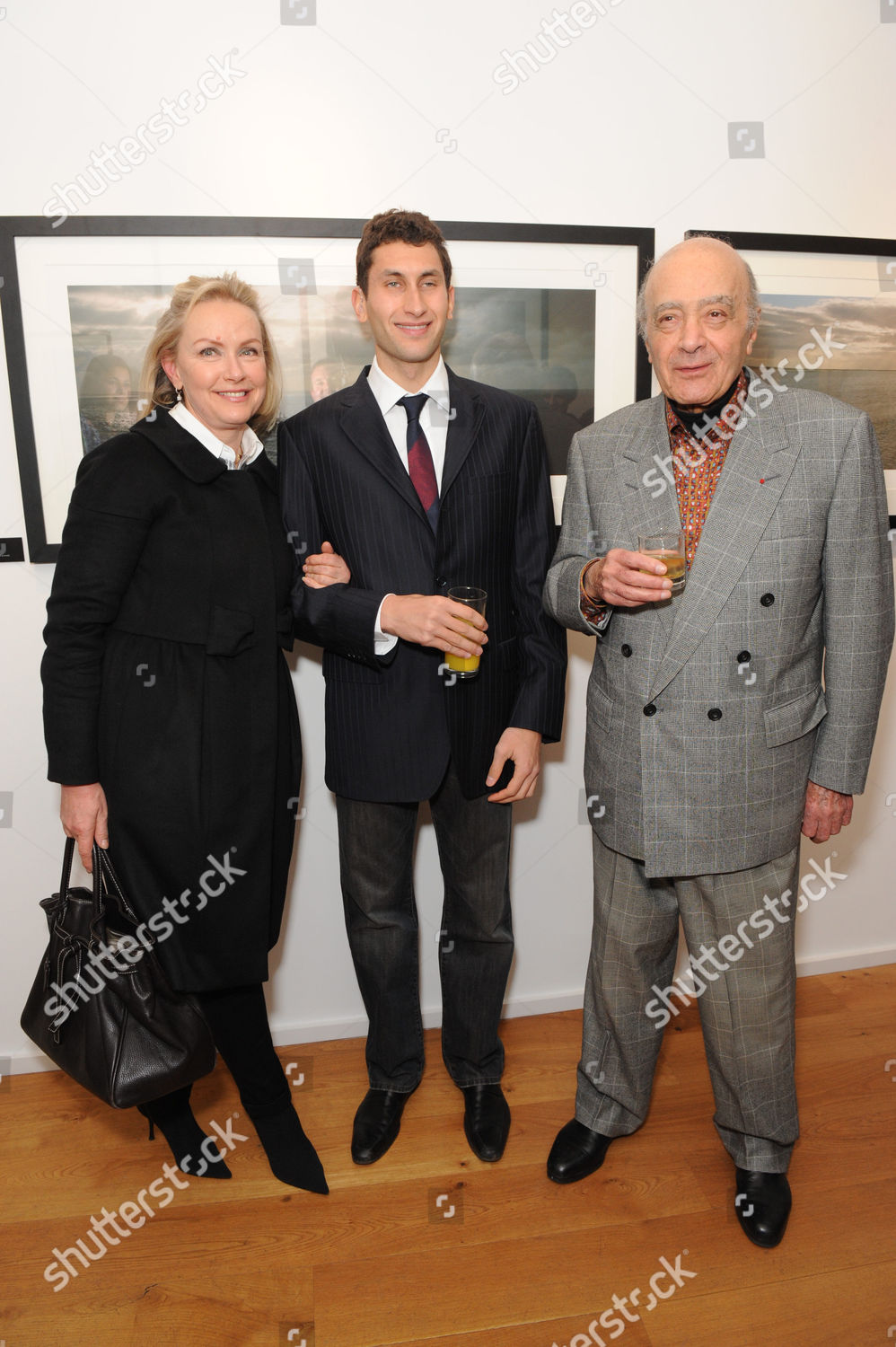 Mohamed Al Fayed Wife Heini Wathen Editorial Stock Photo - Stock Image