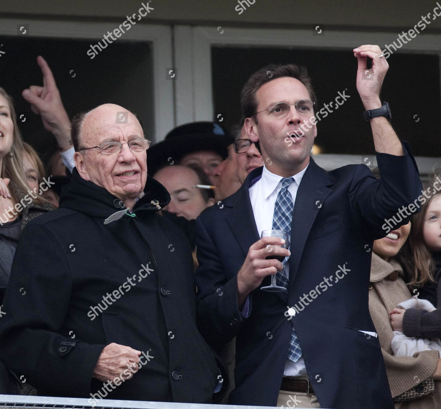 Rupert Murdoch Son James News Corporation Editorial Stock Photo - Stock