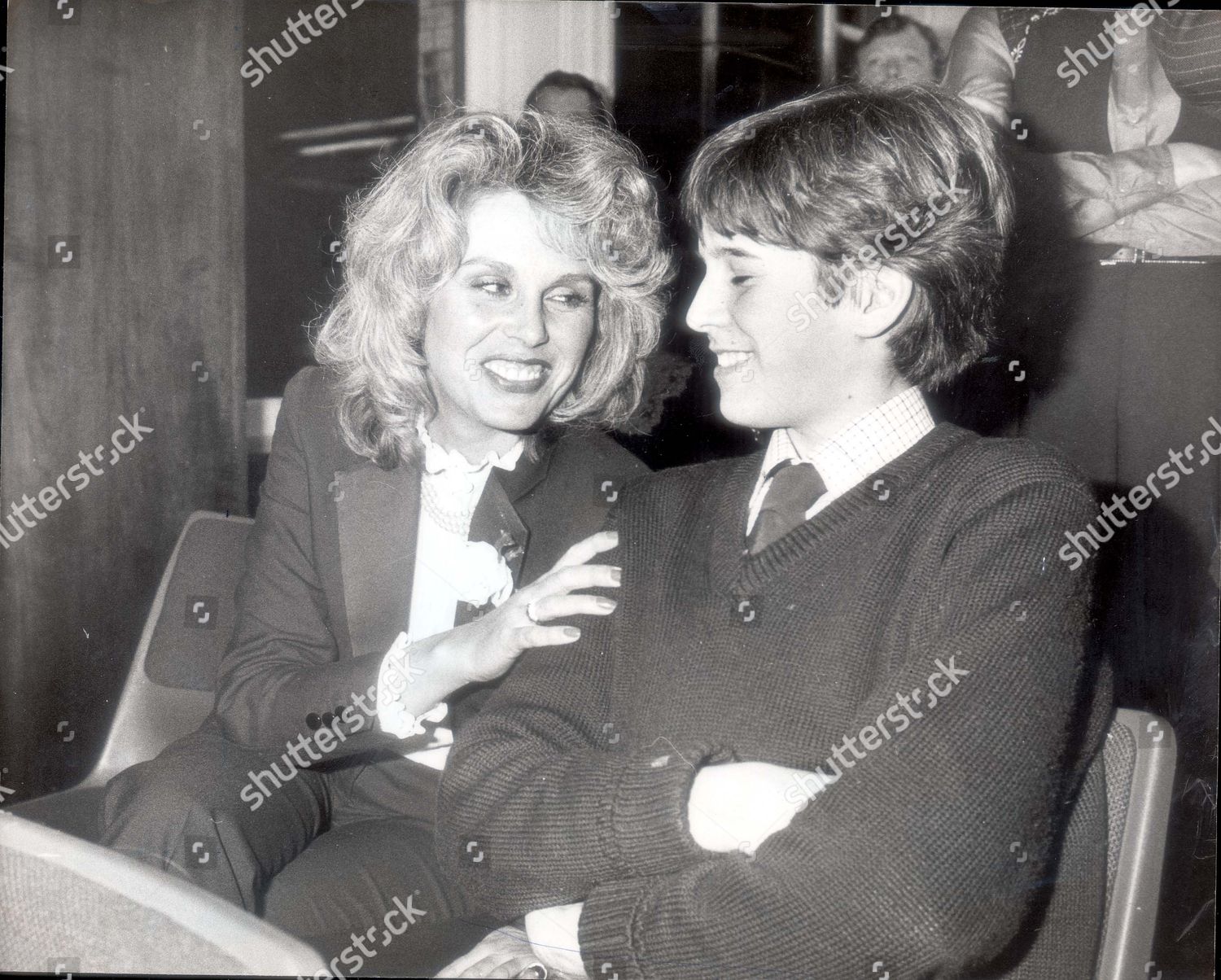 Actress Joanna Lumley Pictured Her Son Editorial Stock Photo - Stock ...