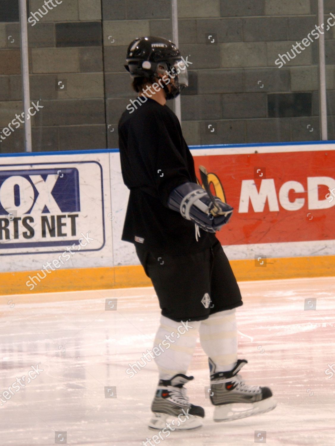 Exclusive Mark Wahlberg Heads Ice Skating Editorial Stock Photo