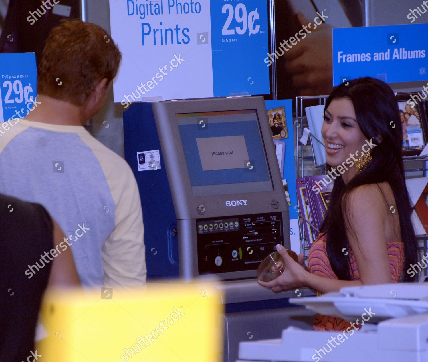 Kim Kardashian Heads Kinkos Copies West Editorial Stock Photo Stock