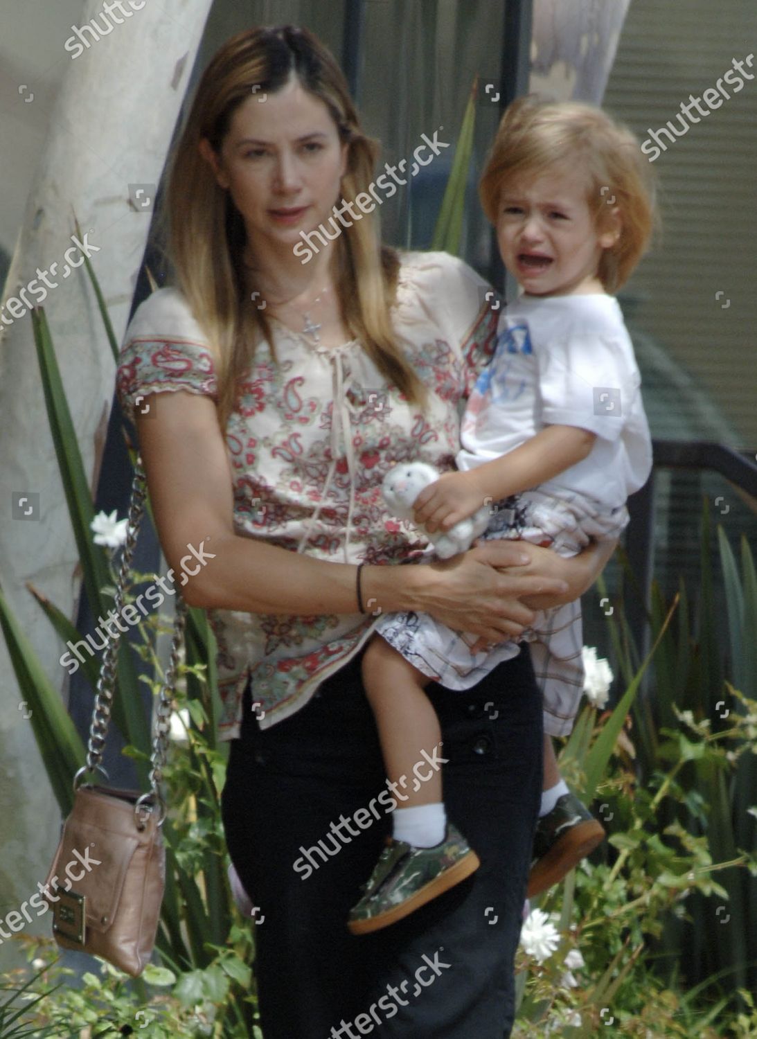 Mira Sorvinos Young Son Does Not Editorial Stock Photo Stock Image