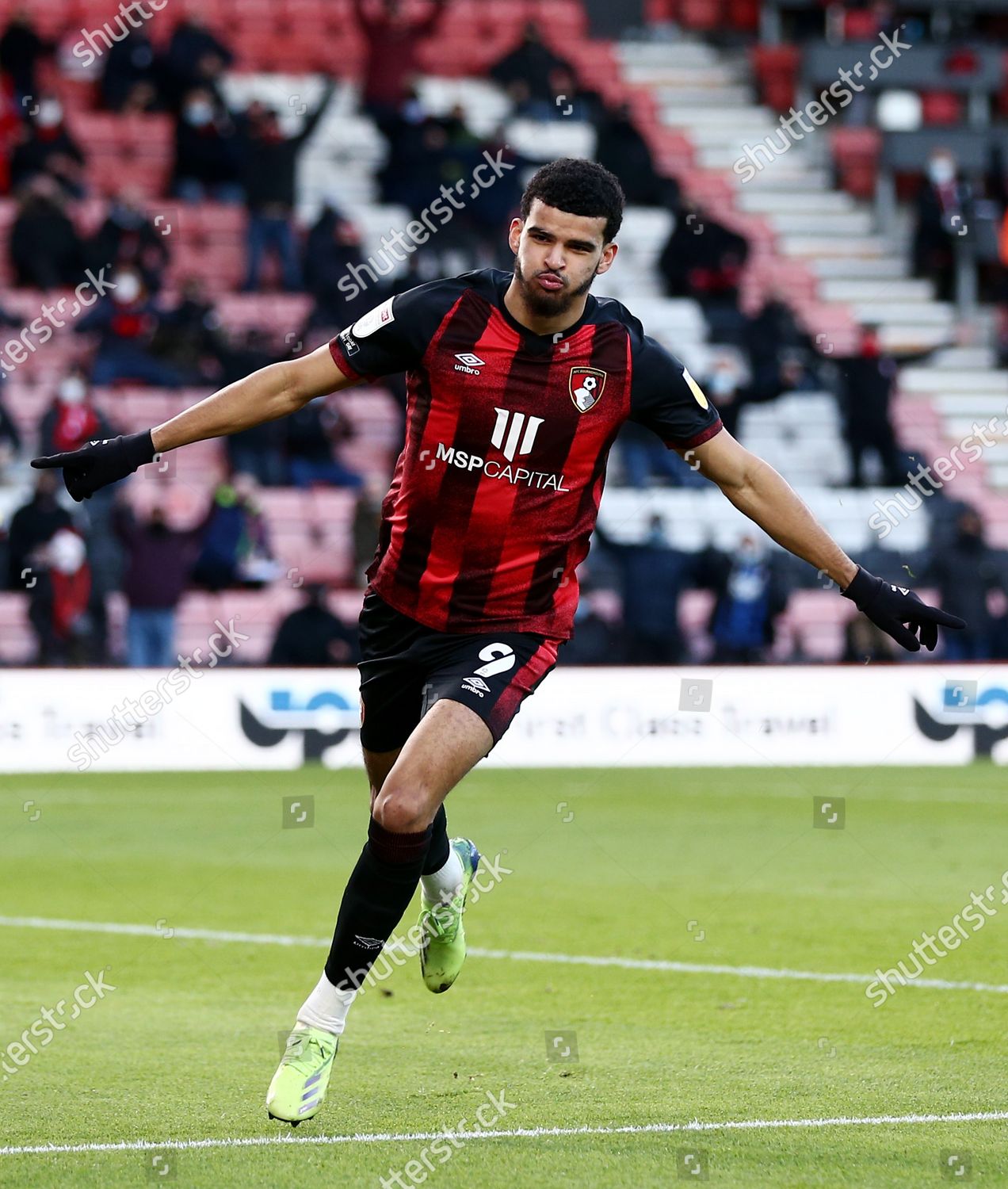 Dominic Solanke Bournemouth Celebrates Scoring Opening Editorial Stock ...