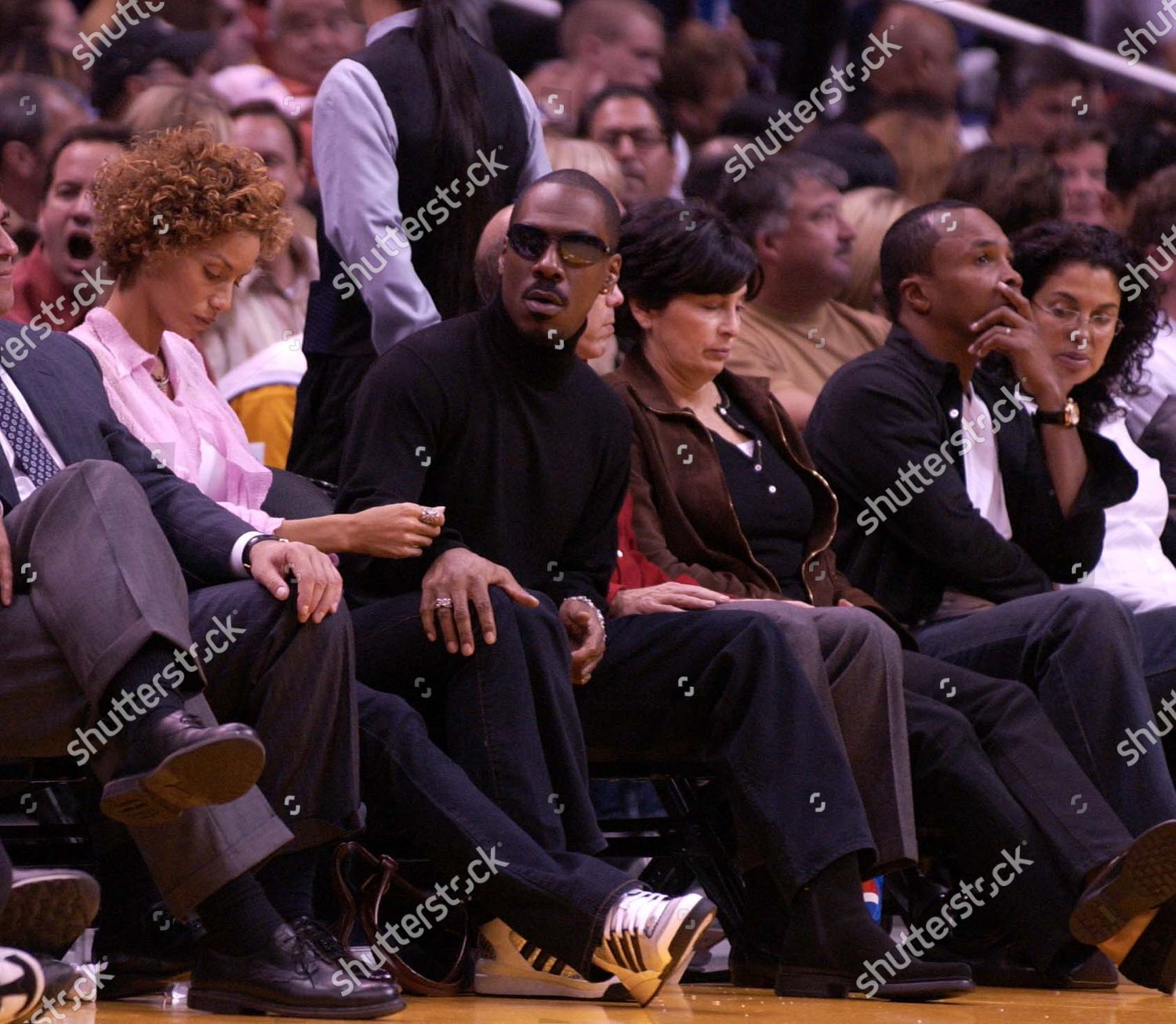 Comedian Eddie Murphy His Wife Nicole Editorial Stock Photo - Stock