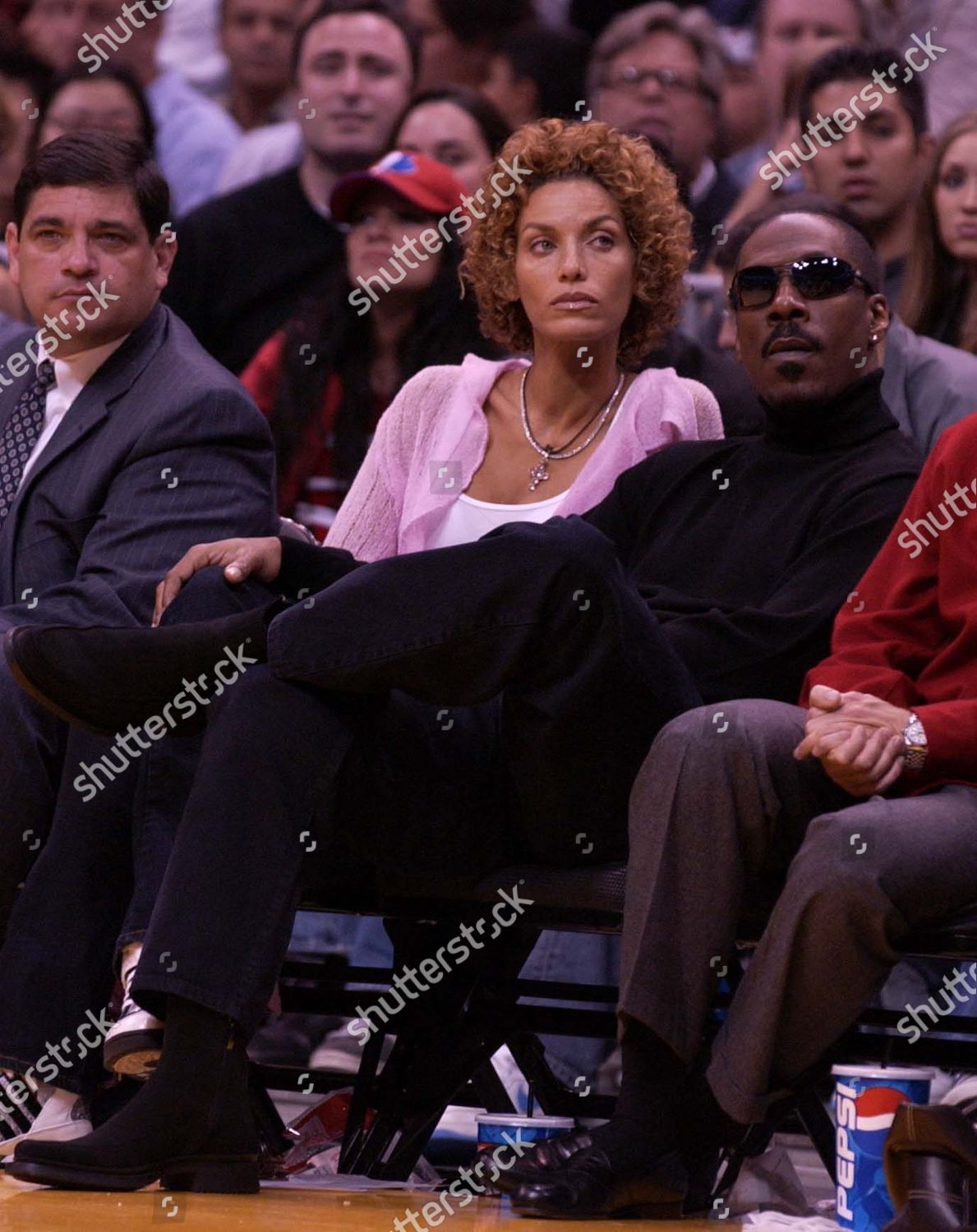 Comedian Eddie Murphy His Wife Nicole Editorial Stock Photo - Stock