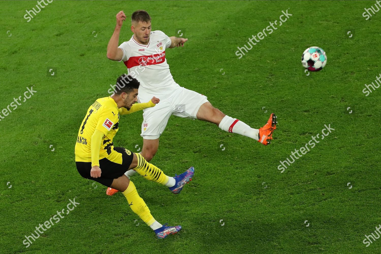 Dortmunds Jadon Sancho L Action Against Stuttgarts Editorial Stock Photo Stock Image Shutterstock