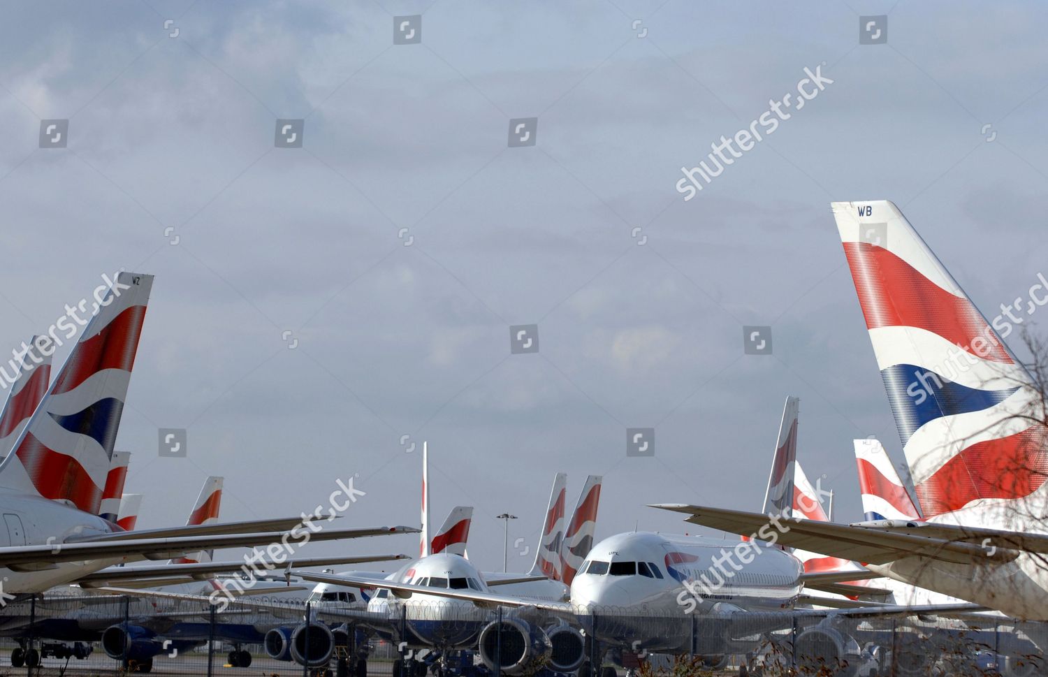 British Airways Planes Editorial Stock Photo - Stock Image 