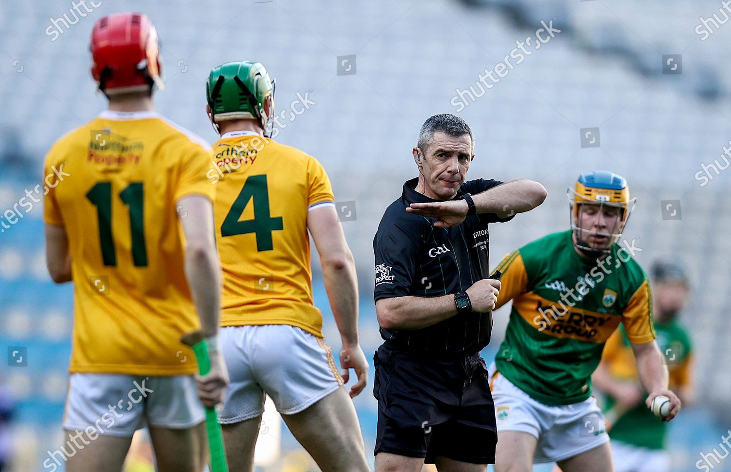 Antrim Vs Kerry Referee Liam Gordon Editorial Stock Photo - Stock Image ...