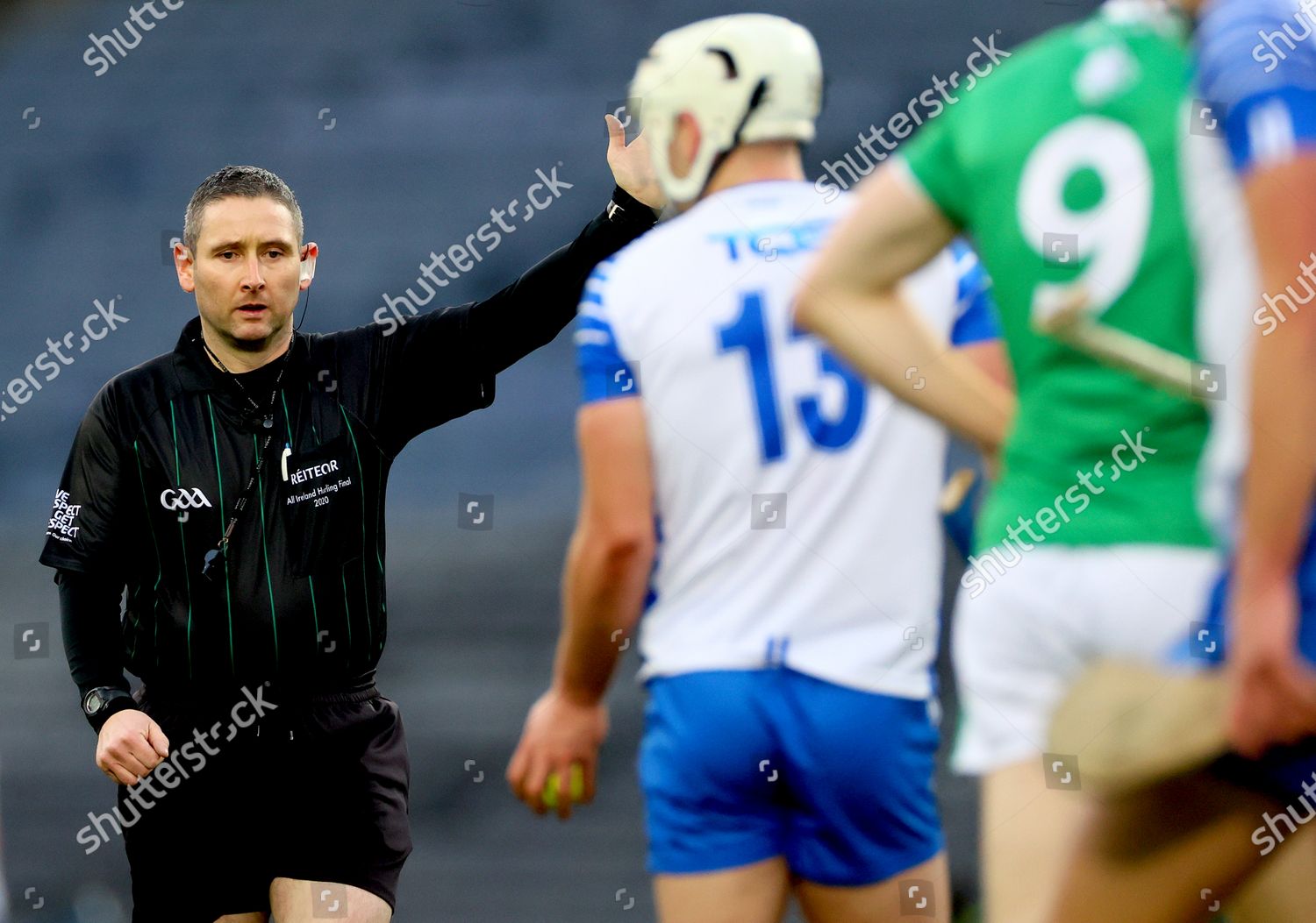 Waterford Vs Limerick Referee Fergal Horgan Editorial Stock Photo ...