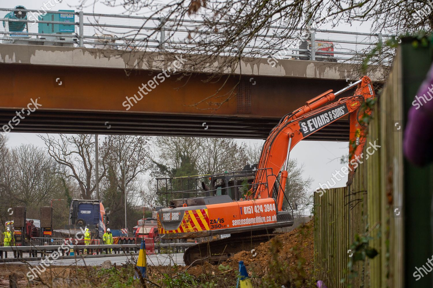 Old Datchet Road Bridge Across M4 Editorial Stock Photo - Stock Image ...