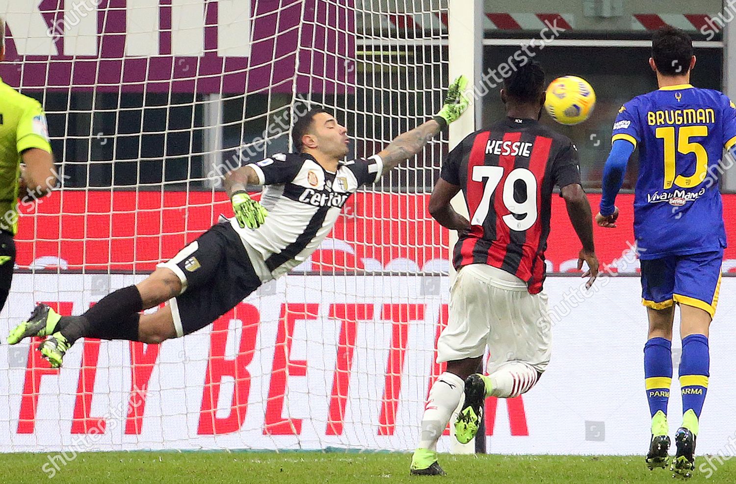 Parmas Goalkeeper Luigi Sepe Action During Italian Editorial Stock Photo Stock Image Shutterstock