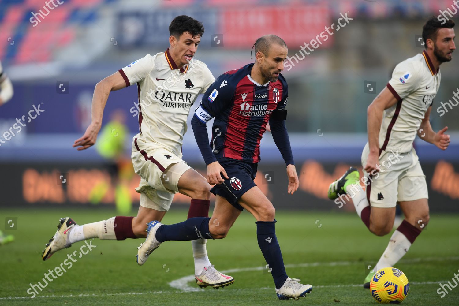 Rodrigo Sebastian Palacio Bolognaroger Ibanez Romabryan Cristante Editorial Stock Photo Stock Image Shutterstock