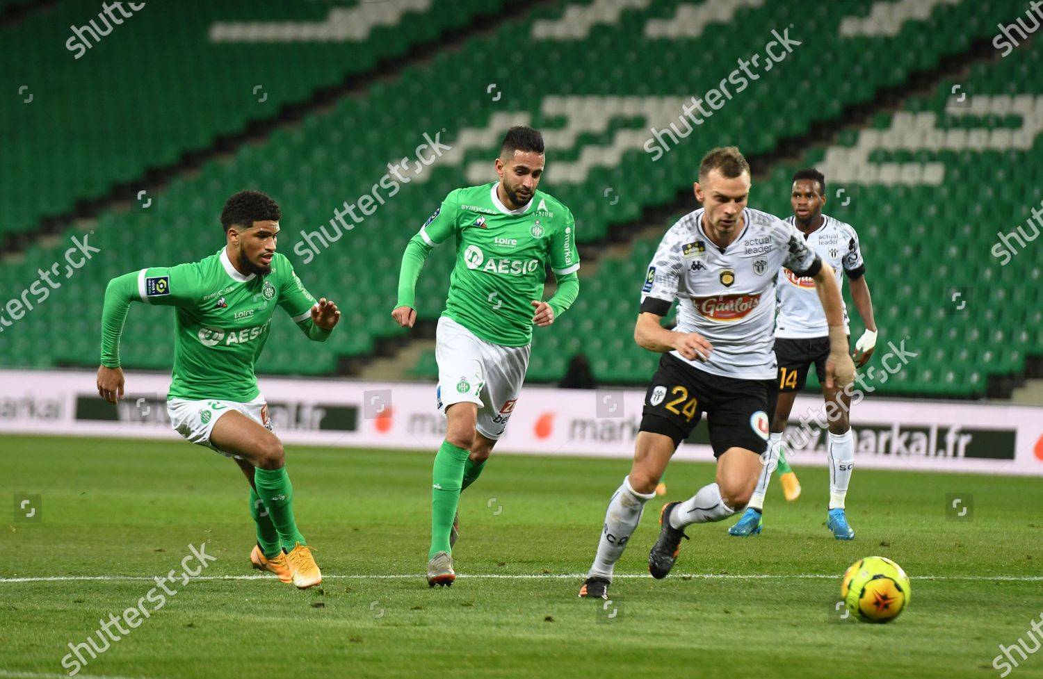 Algerian Striker Ryad Boudebouz Saint Etienne Editorial Stock Photo ...