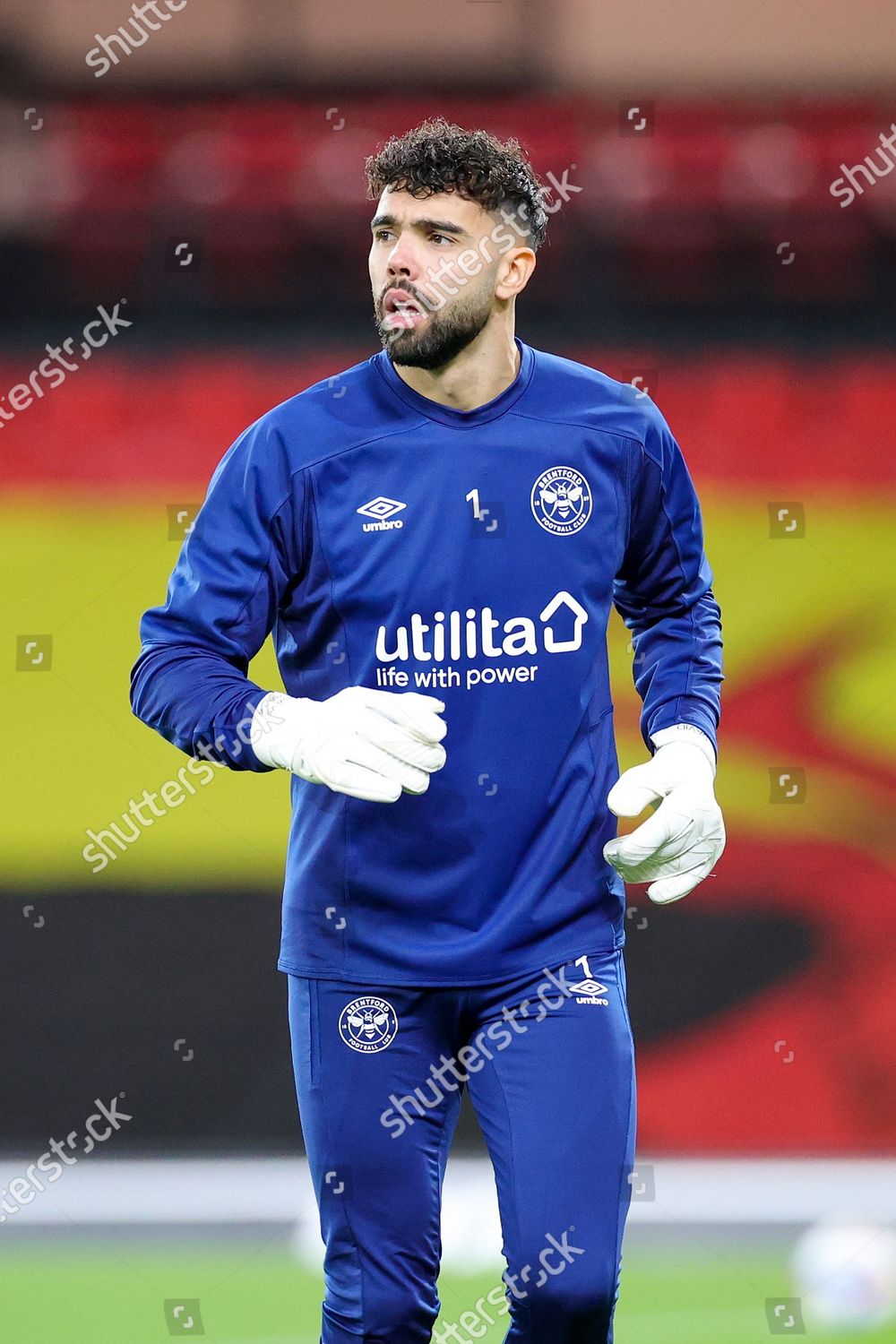 David Raya Martin 1 Brentford Warms Editorial Stock Photo - Stock Image ...