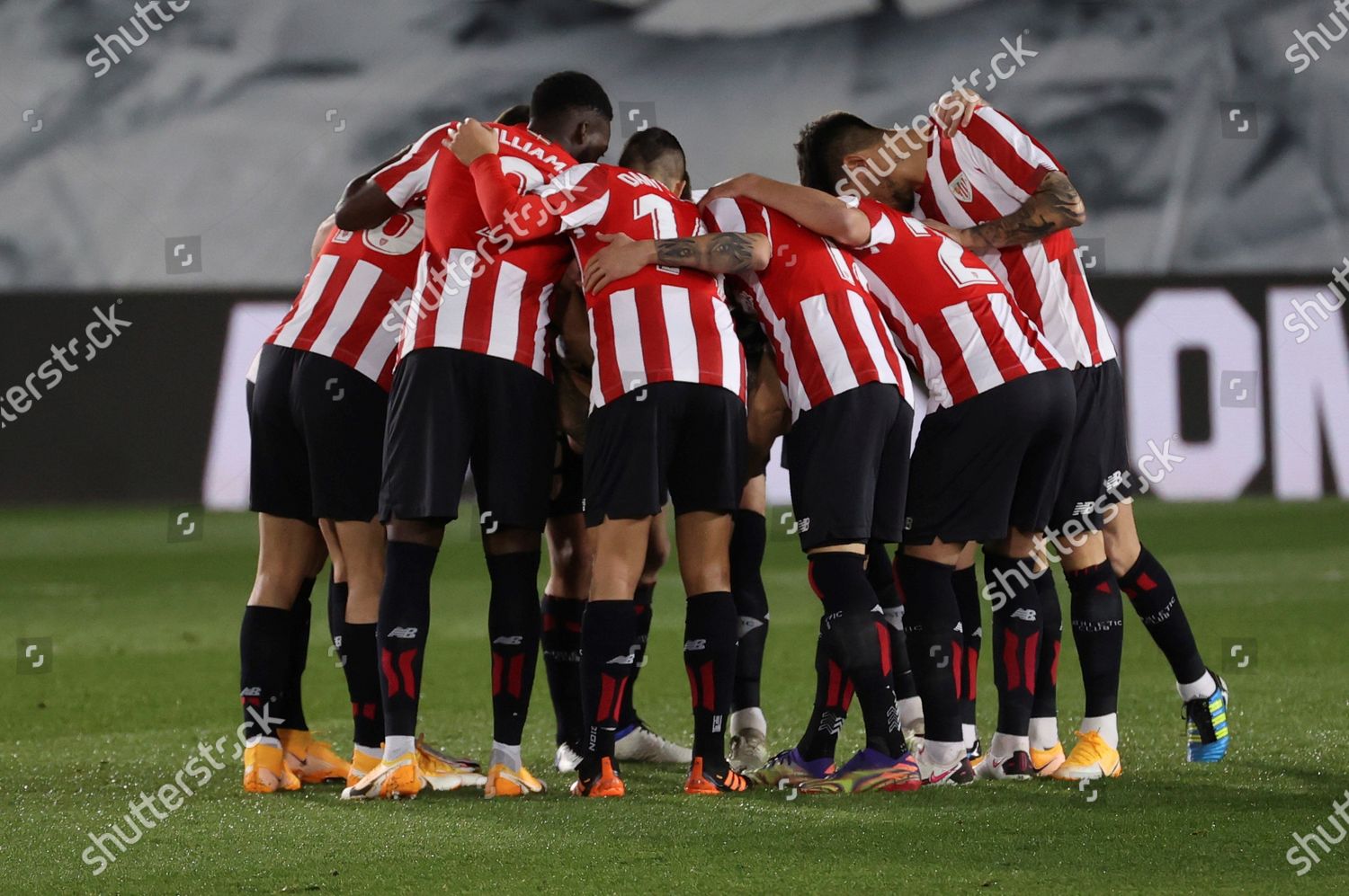 Athletics Players Huddle Before Spanish Laliga Soccer Editorial Stock Photo Stock Image Shutterstock