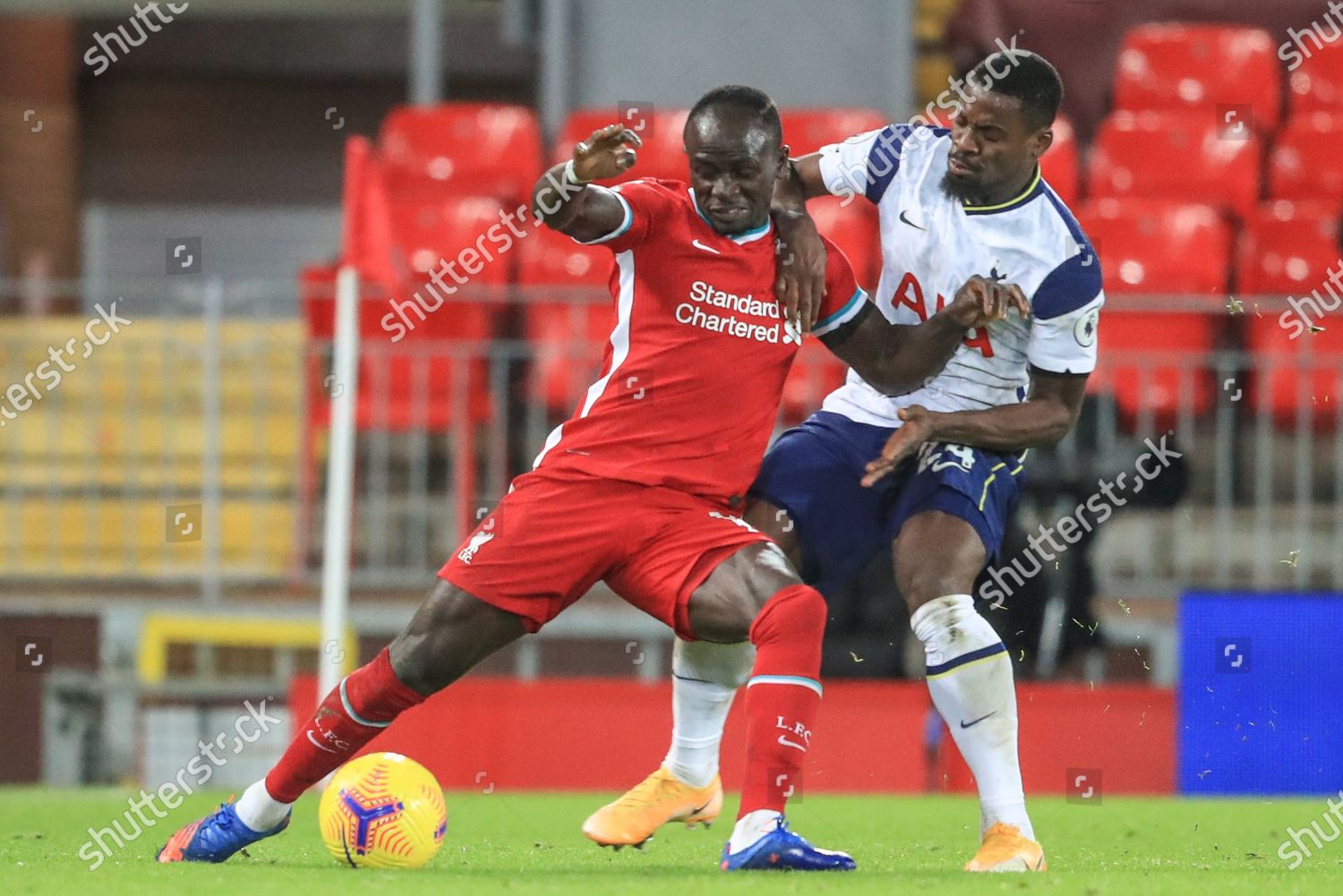 Sadio Mane 10 Liverpool Holds Ball Editorial Stock Photo Stock Image