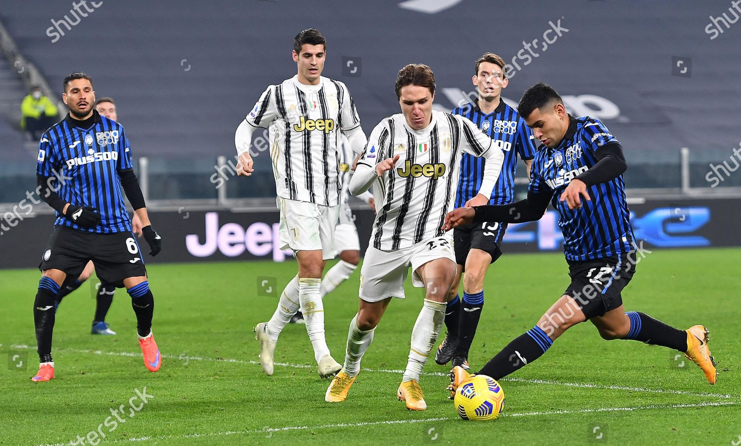 Juventus Federico Chiesa 2r Atalantas Cristian Romero Editorial Stock Photo Stock Image Shutterstock