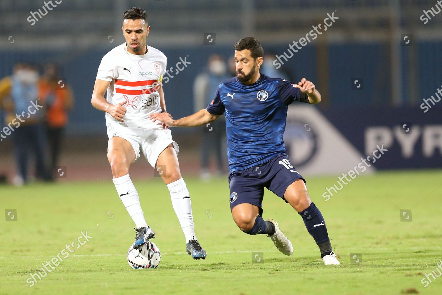 Zamalek Player Hazem Emam L Action Against Editorial Stock Photo Stock Image Shutterstock