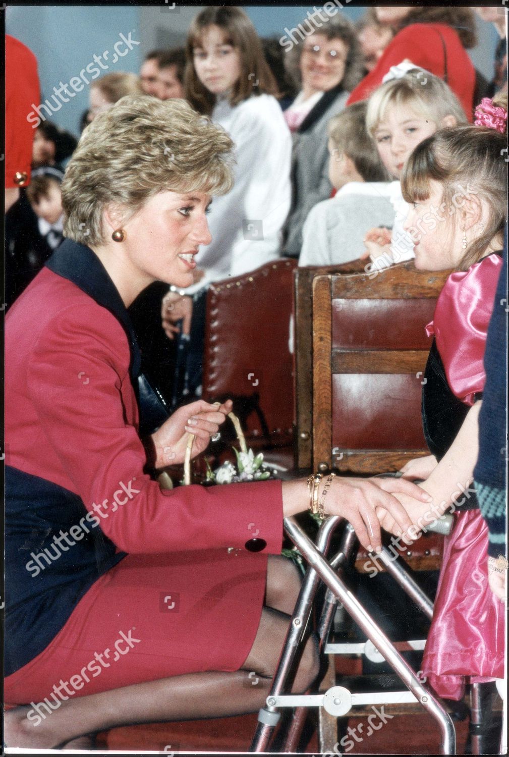 Princess Diana Meets Six Year Old Editorial Stock Photo - Stock Image ...