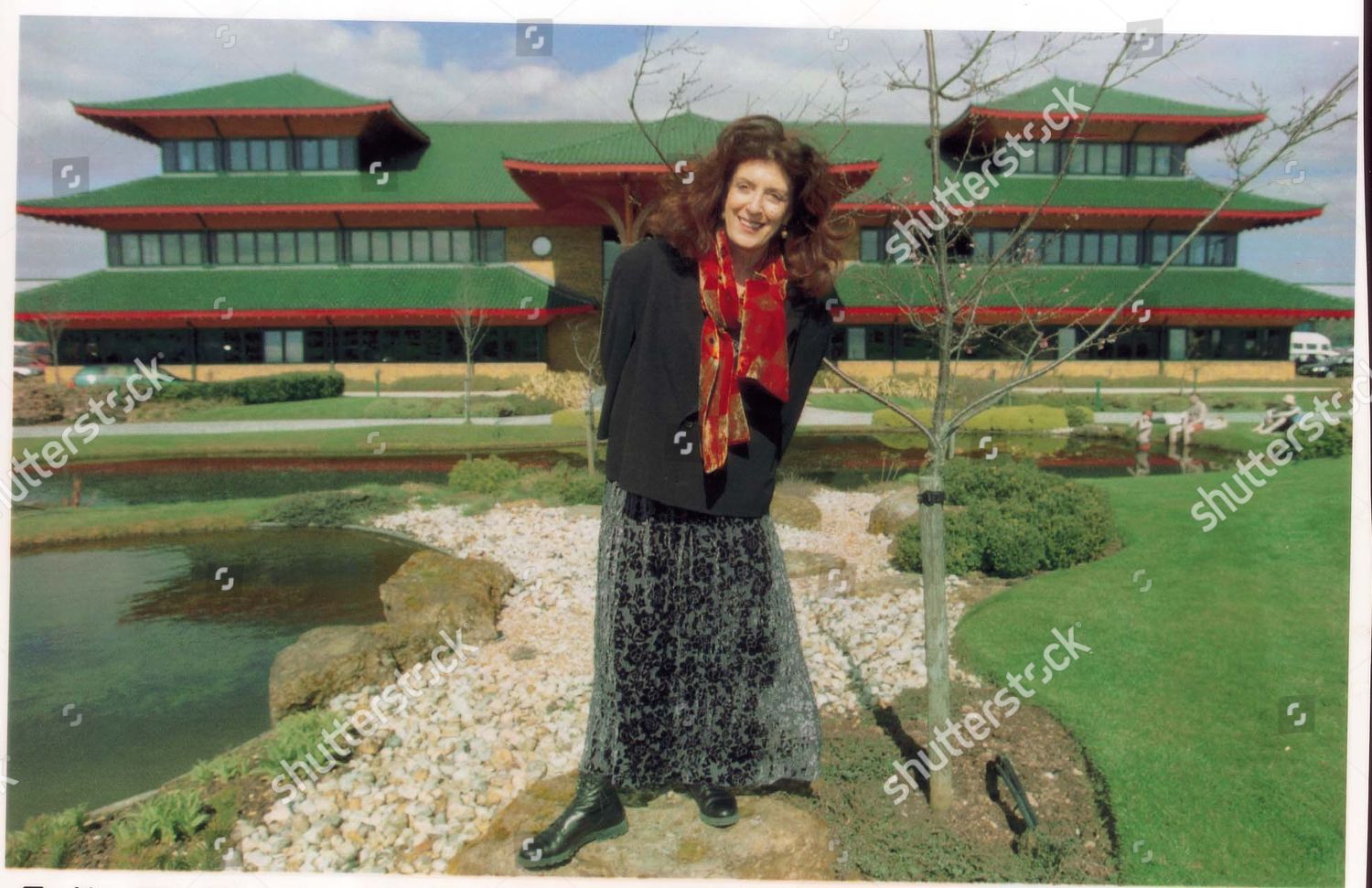 Anita Roddick Businesswoman 1996 Anita Roddick Outside Editorial Stock