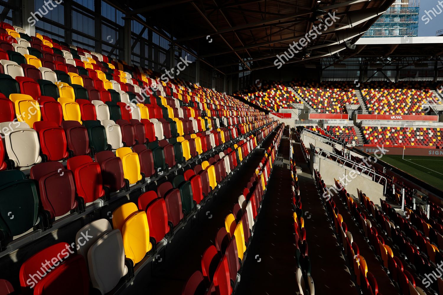Empty Seats Inside Brentford Community Stadium Brentford Editorial Stock Photo Stock Image Shutterstock
