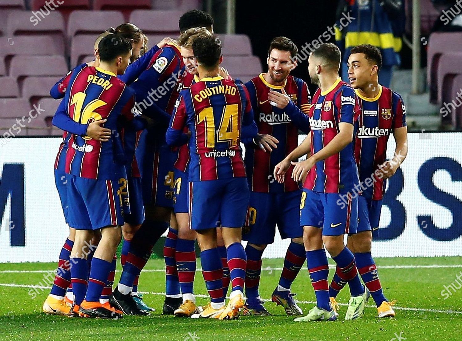 Fc Barcelonas Defender Ronald Araujo 3l Celebrates Editorial Stock Photo Stock Image Shutterstock