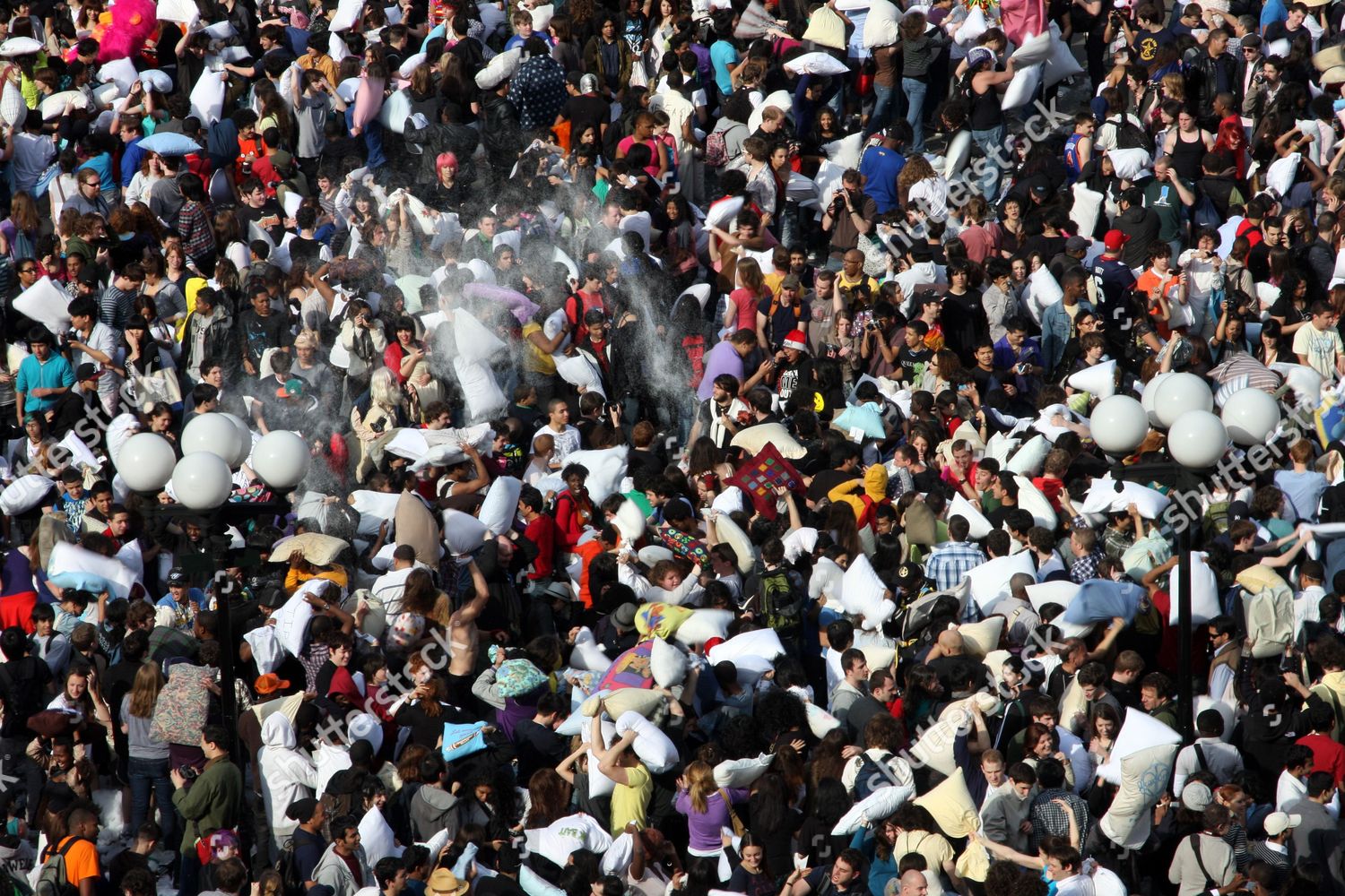 Pillow Fighting Editorial Stock Photo Stock Image Shutterstock