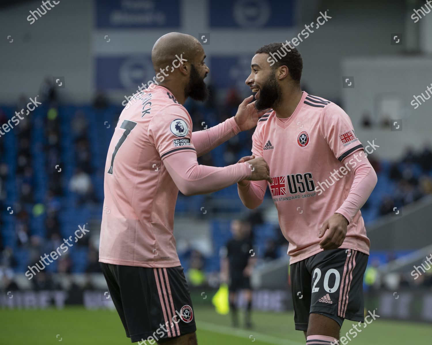 Bogle Celebrates His Goal First Sheffield United Redaktionelles Stockfoto Stockbild Shutterstock