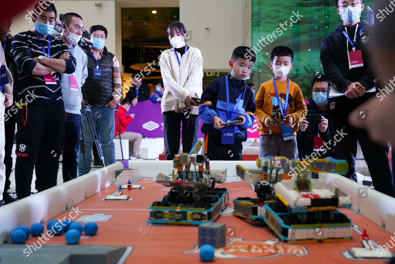 Students Take Part Robo Genius Competition Editorial Stock Photo ...