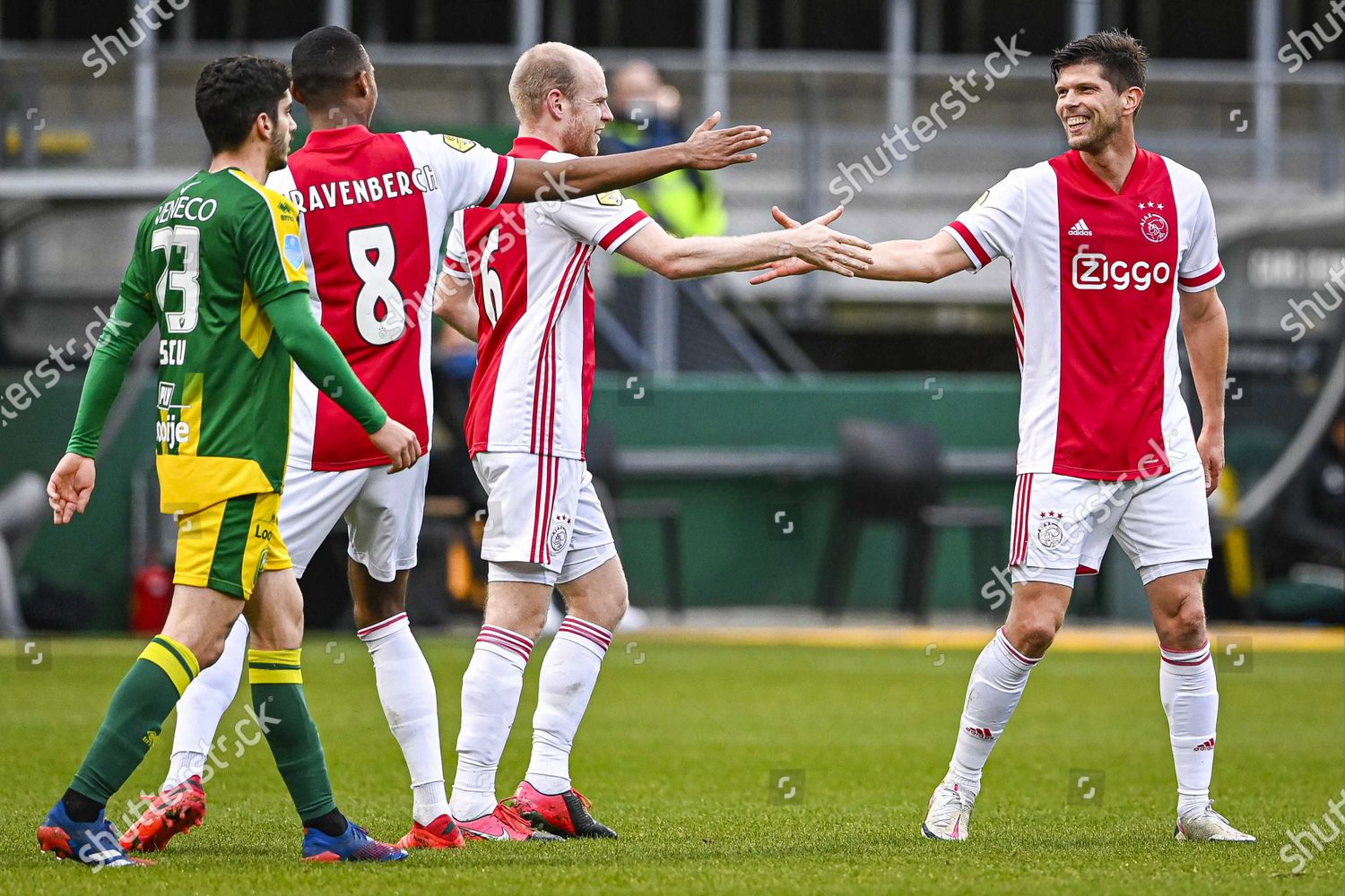 Lr Ryan Gravenberch Ajax Davy Klaassen Ajax Editorial Stock Photo Stock Image Shutterstock