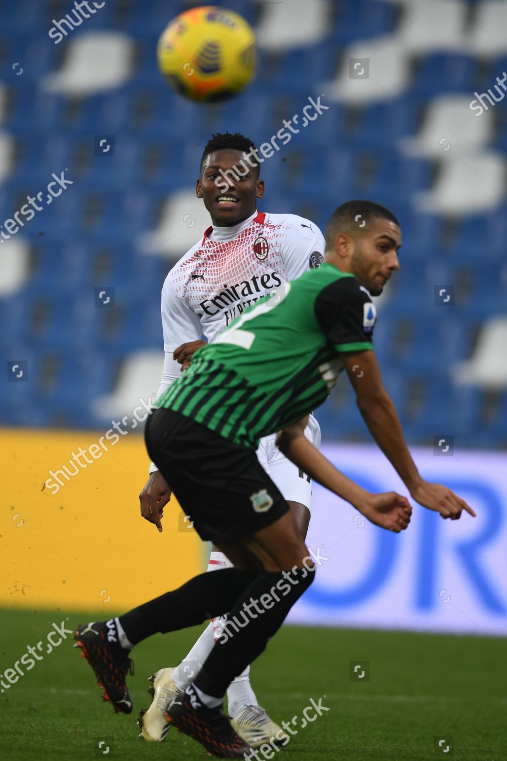 Rafael Leao Milanjeremy Toljan Sassuolo During Italian Editorial Stock Photo Stock Image Shutterstock