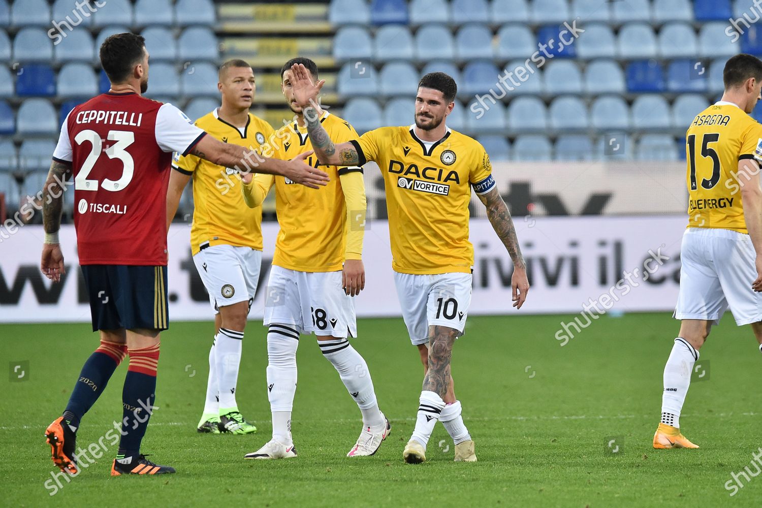 Luca Ceppitelli Cagliari Calcio Rodrigo De Editorial Stock Photo ...