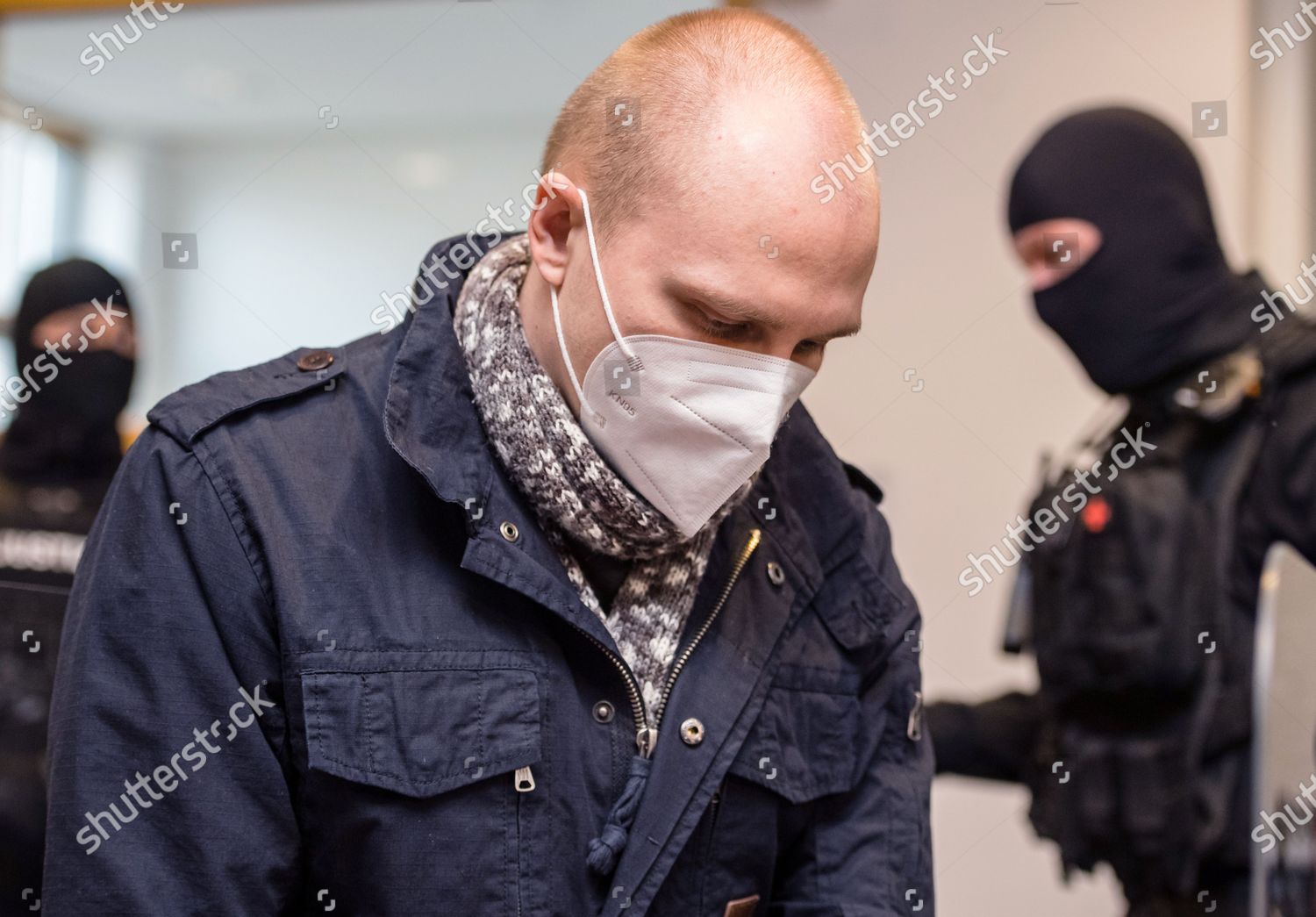 Defendant Stephan Balliet Arrives His Trial Editorial Stock Photo ...