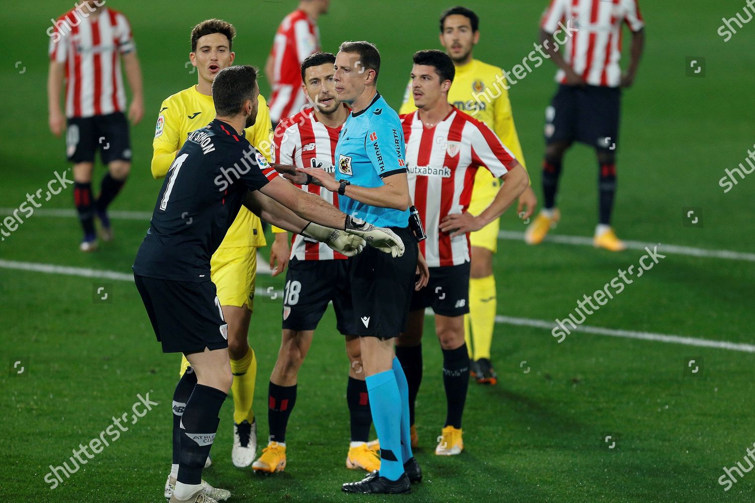 Players React Next Spanish Referee Medie Jimenez Editorial Stock Photo Stock Image Shutterstock