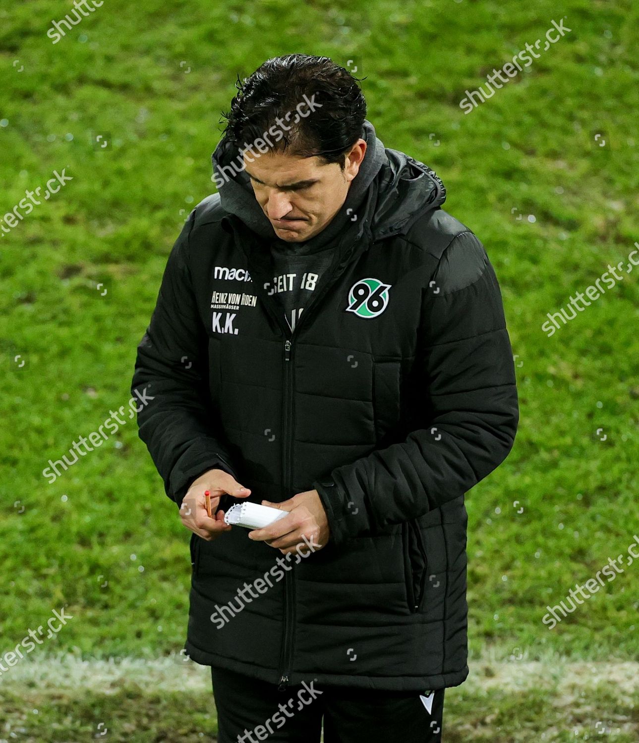 Hannovers Coach Kenan Kocak Reacts During German Editorial Stock Photo Stock Image Shutterstock